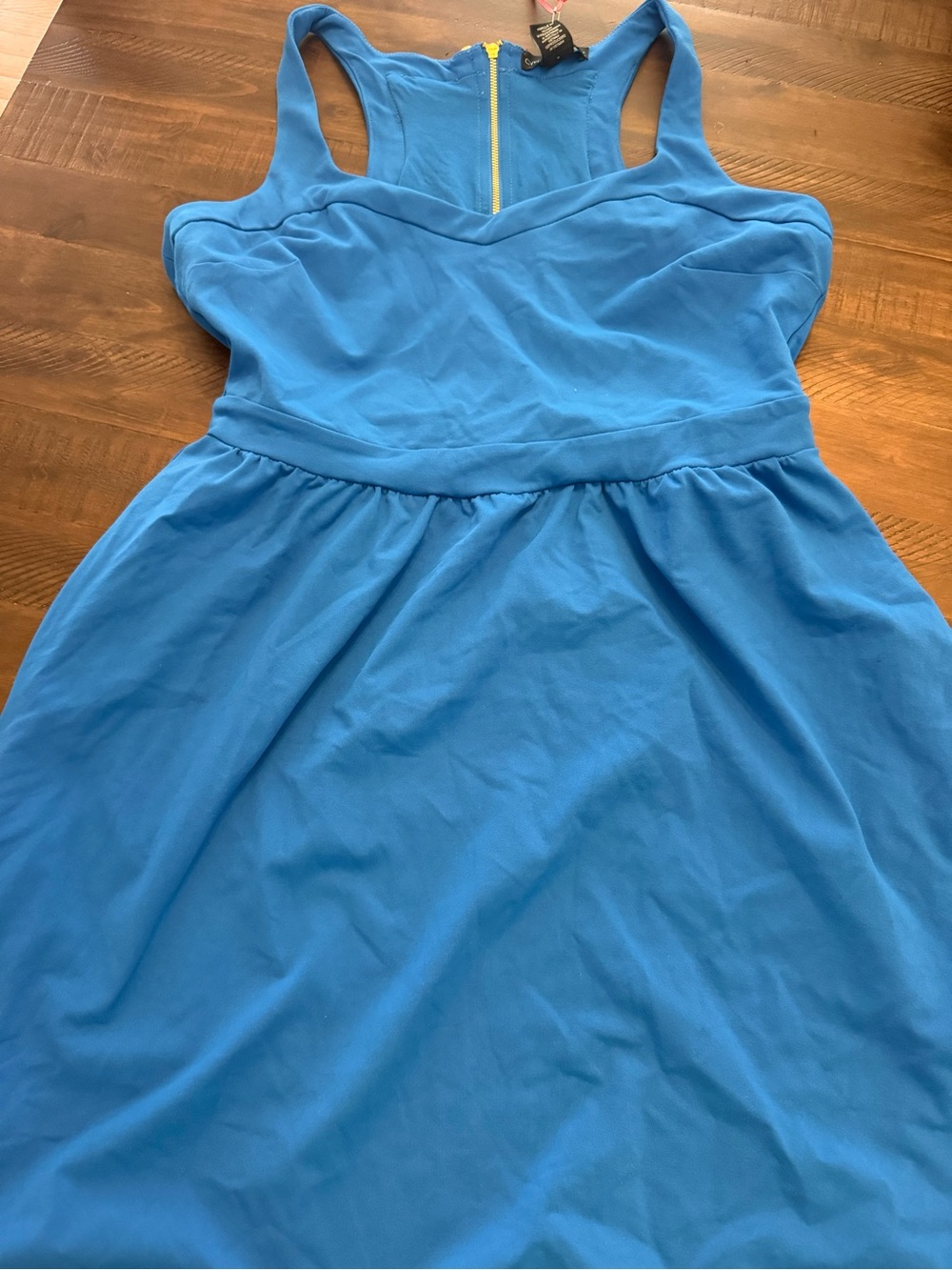Cynthia Rowley Bright Blue Racerback mini dress